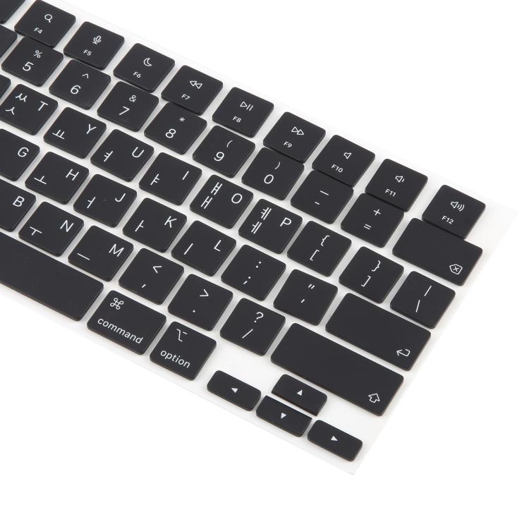 For MacBook A2442 A2485 A2779 A2780 A2991 A2992 A2918 10pcs US Small Enter Version Keycaps, Language:Korean