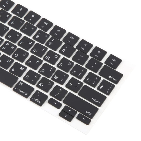 For MacBook A2442 A2485 A2779 A2780 A2991 A2992 A2918 US Small Enter Version Keycaps, Language:Russian