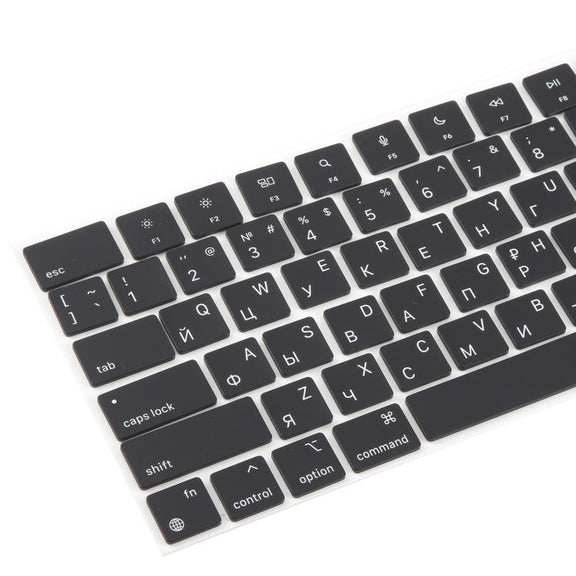 For MacBook A2442 A2485 A2779 A2780 A2991 A2992 A2918 US Small Enter Version Keycaps, Language:Russian