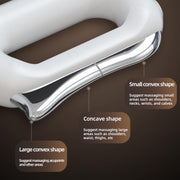 LSHOW Electric Heating EMS Meridian Dredge Fascia Knife(White)