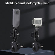 Universal Action Camera Bicycle Handlebar Clamp, Size:L 24cm(Black)
