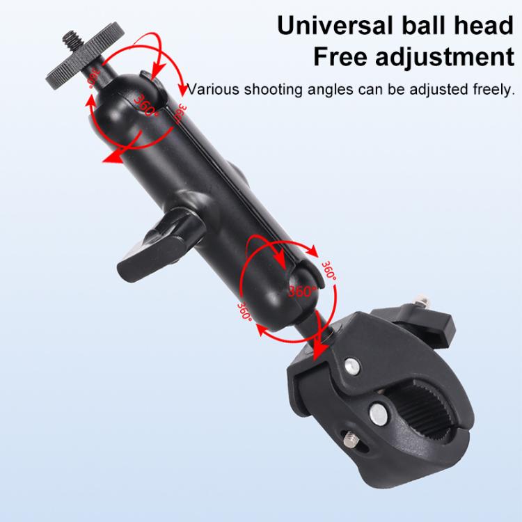 Universal Action Camera Bicycle Handlebar Clamp, Size:M 20cm(Black) - free shipping - PMC TechLife - Order now!