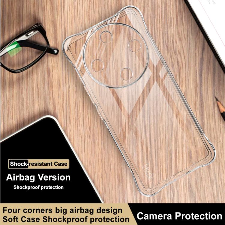 For Honor X70 5G imak Shockproof Airbag TPU Phone Case(Transparent)