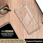 For Motorola Edge 60 Pro imak Shockproof Airbag TPU Phone Case(Transparent)