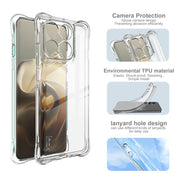 For Motorola Edge 60 Pro imak Shockproof Airbag TPU Phone Case(Transparent)