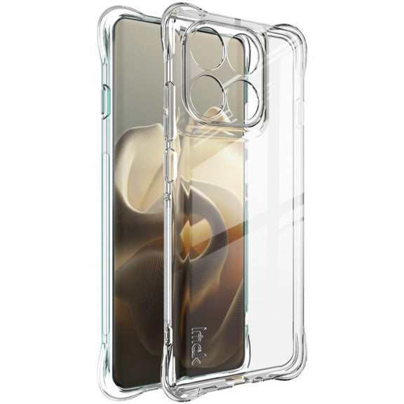 For Motorola Edge 60 Pro imak Shockproof Airbag TPU Phone Case(Transparent)