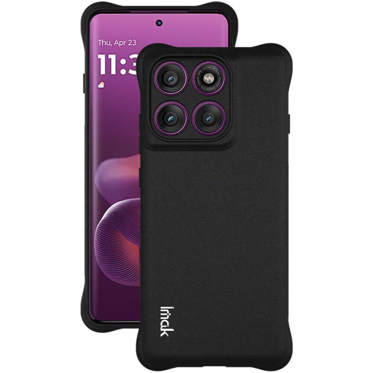 For Motorola Edge 60 Pro imak Shockproof Airbag TPU Phone Case(Matte Black) - free shipping - PMC TechLife - Order now!