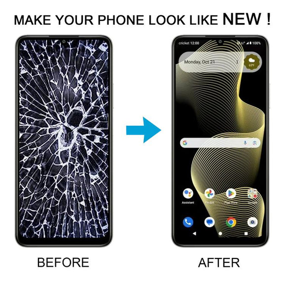 For Cricket Outlast 5G 2024 LCD Screen with Digitizer Full Assembly
