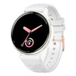 20mm Embossed Rose Gold Buckle Silicone Watch Band(White) - free shipping - PMc TechLife - Order now!