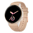 20mm Embossed Rose Gold Buckle Silicone Watch Band(Apricot) - free shipping - PMc TechLife - Order now!