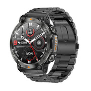 AK61 BT Call Smart Watch, Support Blood Pressure / Heart Rate / Sports Wellness Tracking Fitness Tracker(Black Steel)