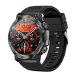 AK61 BT Call Smart Watch, Support Blood Pressure / Heart Rate / Sports Health Monitoring Fitness Tracker(Black Silicone) - free shipping - PMC TechLife - Order now!