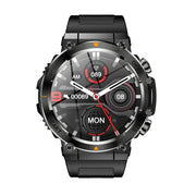 AK61 BT Call Smart Watch, Support Blood Pressure / Heart Rate / Sports Wellness Tracking Fitness Tracker(Black Silicone)