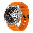 AK77 BT Call Smart Watch, Support Blood Oxygen / Blood Pressure / Heart Rate / Sports Health Monitoring Fitness Tracker(Orange Silicone) - free shipping - PMC TechLife - Order now!
