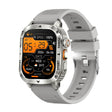 AK80 BT Call Smart Watch, Support Blood Oxygen / Blood Pressure / Heart Rate / Sports Health Monitoring Fitness Tracker(Grey Silicone) - free shipping - PMC TechLife - Order now!