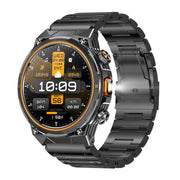 AK81 BT Call Smart Watch, Support Blood Pressure / Heart Rate / Sports Wellness Tracking Fitness Tracker(Black Steel)