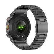 AK81 BT Call Smart Watch, Support Blood Pressure / Heart Rate / Sports Wellness Tracking Fitness Tracker(Black Steel)