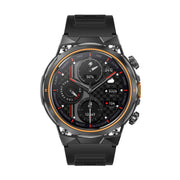 AK81 BT Call Smart Watch, Support Blood Pressure / Heart Rate / Sports Wellness Tracking Fitness Tracker(Black Silicone)