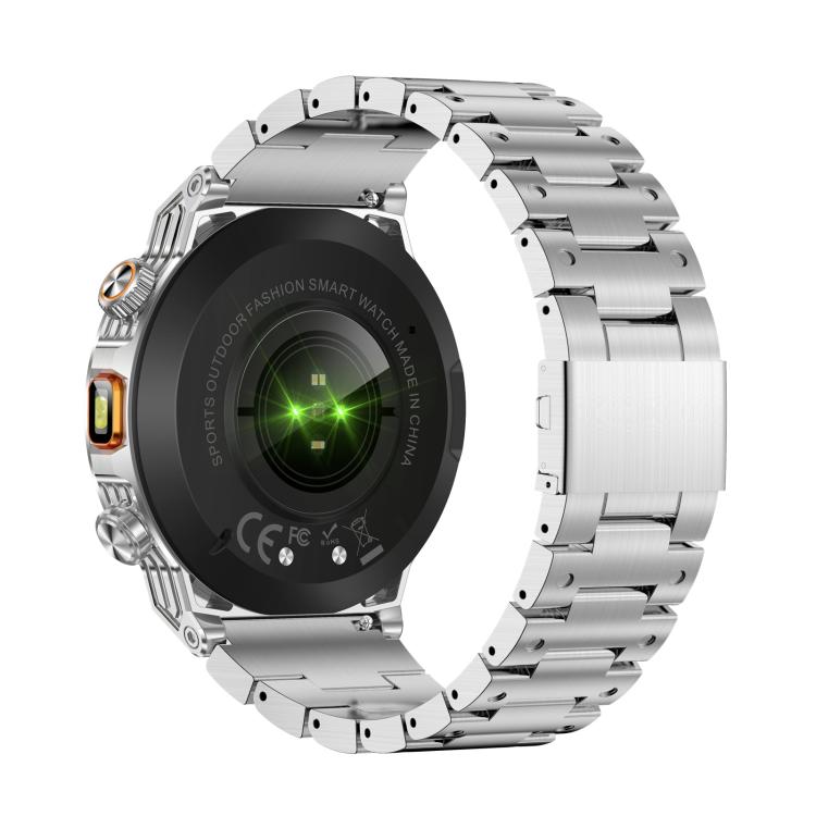 AK81 BT Call Smart Watch, Support Blood Pressure / Heart Rate / Sports Health Monitoring Fitness Tracker(Silver Steel) - free shipping - PMC TechLife - Order now!