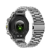 AK82 BT Call Smart Watch, Support Blood Oxygen / Blood Pressure / Heart Rate / Sports Wellness Tracking Fitness Tracker(Silver Steel)