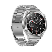 AK83 BT Call Smart Watch, Support Blood Pressure / Heart Rate / Sports Wellness Tracking Fitness Tracker(Steel 3-Bead Steel)