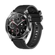 AK83 BT Call Smart Watch, Support Blood Pressure / Heart Rate / Sports Wellness Tracking Fitness Tracker(Black Silicone)