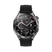 AK83 BT Call Smart Watch, Support Blood Pressure / Heart Rate / Sports Wellness Tracking Fitness Tracker(Black Silicone)