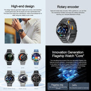 AK83 BT Call Smart Watch, Support Blood Pressure / Heart Rate / Sports Wellness Tracking Fitness Tracker(Black Silicone)