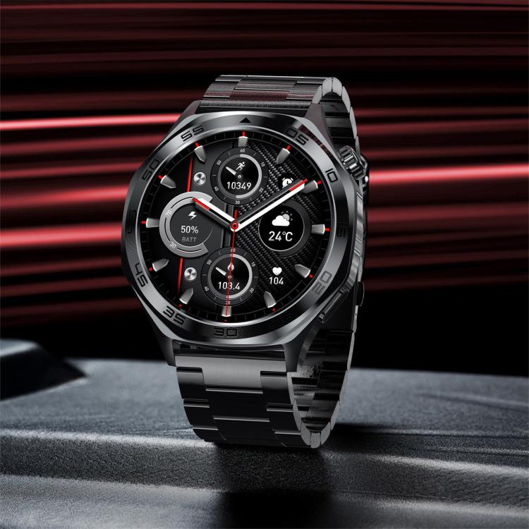 AK83 BT Call Smart Watch, Support Blood Pressure / Heart Rate / Sports Health Monitoring Fitness Tracker(Black Braid Silicone) - free shipping - PMC TechLife - Order now!