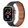 For Apple Watch 46mm / 49mm / 45mm / 44mm Magnetic PU Leather Watch Band(Dark Blue) - Watch Bands by PMC TechLife | Online Shopping South Africa | PMC TechLife | Buy Now Pay Later Mobicred