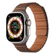 For Apple Watch 46mm / 49mm / 45mm / 44mm Magnetic PU Leather Watch Band(Bronzing) - Watch Bands by PMC TechLife | Online Shopping South Africa | PMC TechLife | Buy Now Pay Later Mobicred