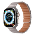For Apple Watch 42mm / 41mm / 40mm / 38mm Magnetic PU Leather Watch Band(Starlight) - Watch Bands by PMC TechLife | Online Shopping South Africa | PMC TechLife | Buy Now Pay Later Mobicred