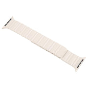 For Apple Watch 42mm / 41mm / 40mm / 38mm Magnetic PU Leather Watch Band(Bronzing)