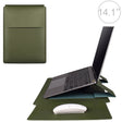 PU05 Sleeve Leather Case Carrying Bag for 14.1 inch Laptop(Green) - 14.1 inch by PMC TechLife | Online Shopping South Africa | PMC TechLife | Buy Now Pay Later Mobicred