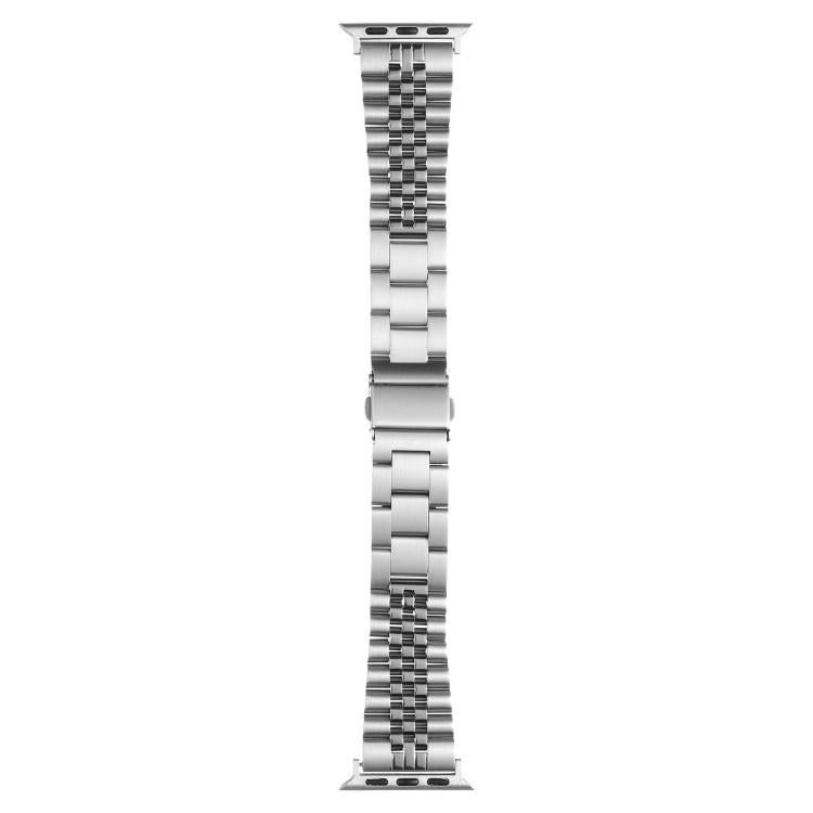For Apple Watch 46mm / 49mm / 45mm / 44mm Quick Release Five-bead Metal Watch Band(Silver) - free shipping - PMC TechLife - Order now!