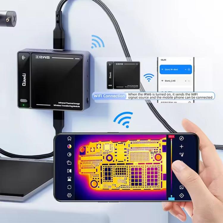 QianLi IRW6 Infrared Thermal Image Wireless Transferring Module Support Super Cam Series