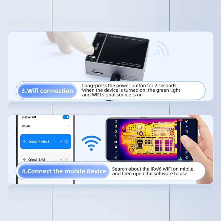 QianLi IRW6 Infrared Thermal Image Wireless Transferring Module Support Super Cam Series - free shipping - PMC TechLife - Order now!