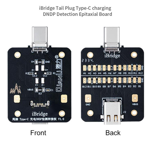 QianLi iBridge Tail Plug Charging DNDP Detection Epitaxial Board, Model:Type-C