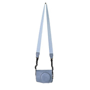 For Canon G7 X Mark III / G7X3 Retro Litchi Texture Leather Full Body Camera Case Bag with Strap(Blue)