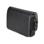 For Canon G7 X Mark III / G7X3 Retro Litchi Texture Leather Full Body Camera Case Bag with Strap(Black)