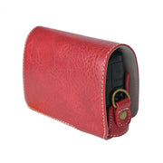 For Canon PowerShot SX740 HS Retro Litchi Texture Leather Full Body Camera Case Bag with Strap(Red)
