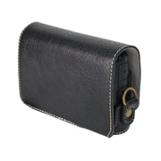 For Canon PowerShot SX740 HS Retro Litchi Texture Leather Full Body Camera Case Bag with Strap(Black)