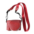 For FUJIFILM X-M5 Retro Litchi Texture Leather Full Body Camera Case Bag with Strap(Red) - free shipping - PMC TechLife - Order now!