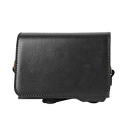For Canon PowerShot SX740 HS Retro Pull Up Leather Full Body Camera Case Bag with Strap(Black)