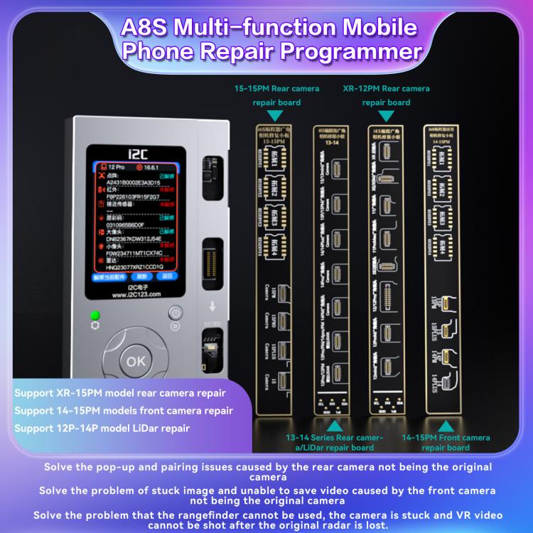 i2C A8S Multi-function Phone Repair Programmer, Model:Host
