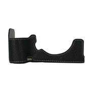 For Sony ILCE-7CM2 / Alpha 7C II Litchi Texture PU Leather Camera Half Case Base(Black)