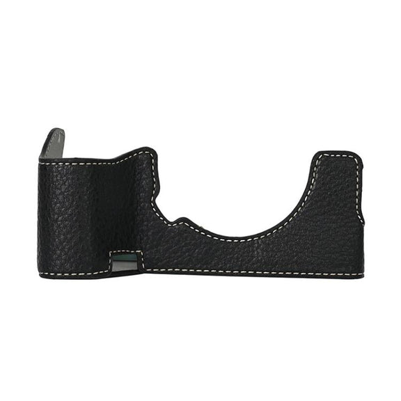 For Sony ILCE7RM5 / A7R5 Litchi Texture PU Leather Camera Half Case Base(Black)