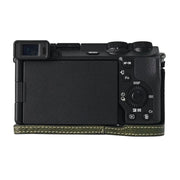 For Sony ILCE-6700 / A6700 Litchi Texture PU Leather Camera Half Case Base(Green)