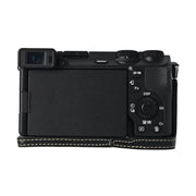 For Sony ILCE-6700 / A6700 Litchi Texture PU Leather Camera Half Case Base(Black)