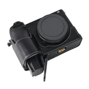 For Sony ILCE-6700 / A6700 Litchi Texture PU Leather Camera Half Case Base(Black)